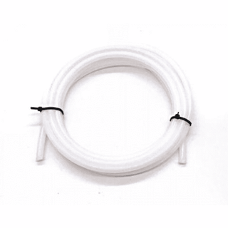 PTFE 2x4mm White Teflon Tube for 3mm 3D Printer Filament - 1 Meter (2mm ID X 4mm OD)