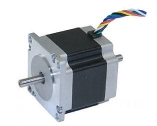 NEMA23 PR57HS51-1006B 7.2kg-cm Stepper Motor-Round Type Dual Shaft