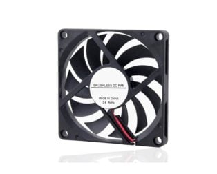 DC12V 7010 Oil Containing Cooling Fan with XH2.54-2P 25CM Cable Size:70*70*10MM