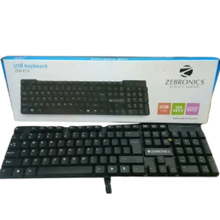 Zebronics K16 Standard Keyboard with USB Input (Black)