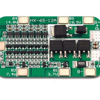 6S 12A Lithium Battery 18650 Charger PCB BMS Protection Board