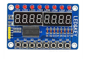 Key Display For AVR Arduino New 8-Bit Digital LED Tube 8-Bit TM1638 Module
