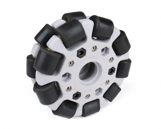 EasyMech Gray 100mm Double Glass Fiber Omni Wheel (BUSH TYPE ROLLER) High Quality