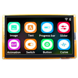 7 Inch LCD Touch Display I2S Audio output with ESP32-S3 Development Board