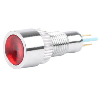 Indicator LED 8mm Waterproof Red Light Panel Mount - The Engineer Store