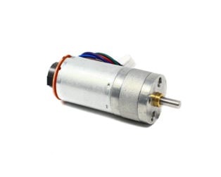 N25 12V 170RPM Metal gear Motor With Encoder D Type Shaft