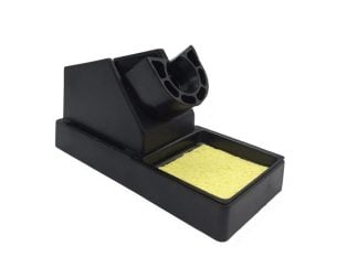 936 Aluminum Alloy Soldering Iron Support Stand with Cleaning Sponge
