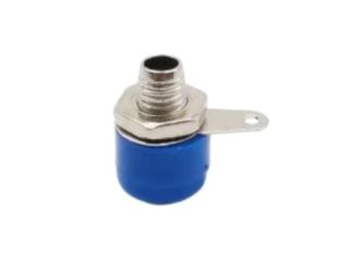 Blue 4mm Banana Socket 312 Panel Socket