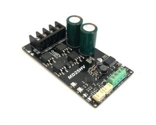 Cytron 25A 7V-58V DC motor driver with Switch and Potentiometer Control (MD25HV POT)