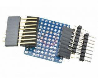 D1 Double Sided Breakout PCB Proto Board Shield with Berg Pins