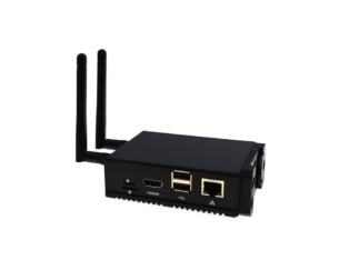 EDATEC ED-CM4SEN baseboard with WIFI Antenna 4G Module Metal Case 1GB RAM and 8GB EMMC - The Engineer Store