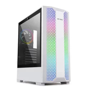 Ant Esports ICE-280TGW White (E-ATX) Mid Tower Gaming Cabinet