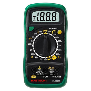 Original Mastech MAS830L Digital Pocket Multimeter with Probes