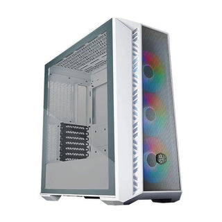 Cooler Master MasterBox 520 Mesh White ARGB E-ATX Mid Tower Cabinet