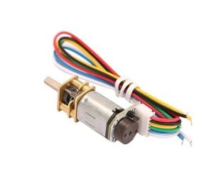 N20 12V 200RPM Micro Metal Gear Motor With Encoder
