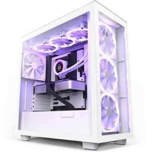 NZXT H7 Elite White E-ATX Mid Tower Cabinet