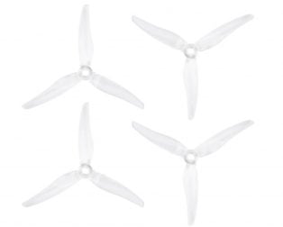 Orange HD 51466 Tri Blade Flash Propellers 2CW+2CCW 2 Pair Milk White