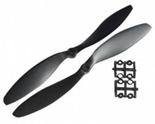 Orange HD Propellers 1147(11X4.7) Carbon Nylon Black 1CW+1CCW-1pair