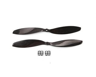 Orange HD Propellers 1147(11X4.7) Carbon Fiber Black 1CW+1CCW-1pair
