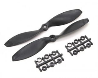 Orange HD Propellers 1347(13X4.7) Carbon Nylon Black 1CW+1CCW-1pair