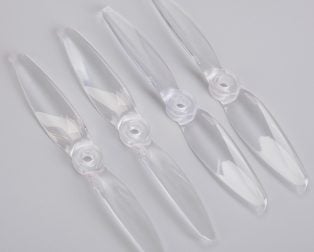 Orange HD Propellers 5152(5.1X5.2) Flash Durable Props 2CW+2CCW 2 Pair-Transparent