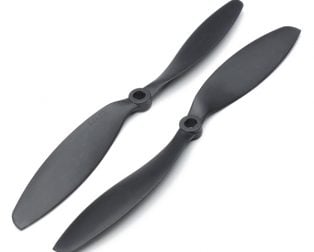 Orange HD Propellers 1150(11X5.0) ABS Black 1CW+1CCW-1pair