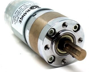 Orange Planetary Gear DC Motor 12V 1350RPM 20 N-cm PGM45775-3.7K