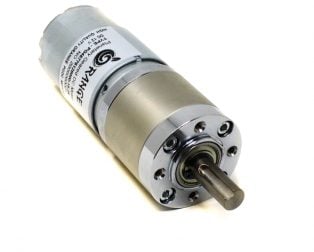 Orange Planetary Gear DC Motor 12V 370 RPM 147.2 N-cm PGM45775-19.2K