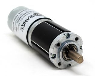 Orange Planetary Gear DC Motor 12V 40 RPM 81 N-cm PG28M395-126K