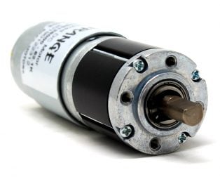 Orange Planetary Gear DC Motor 12V 94 RPM 46 N-cm PG28M395-52.1K