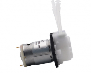 12V DC Peristaltic Dosing Pump For Aquarium Lab Analytical | 3mm ID x 5mm OD | 19 ~ 100ml /min