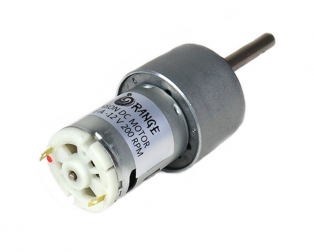 Orange 12V 200 RPM Johnson Geared DC Motor – Grade A Quality