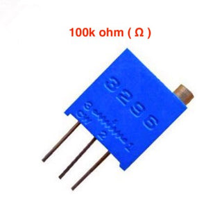 100K ohm ( ? ) single turn trimpot variable resistors 3296W-1-104LF