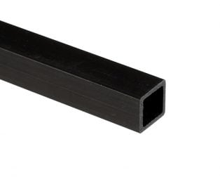 Pultruded Square Inner Round Carbon Fiber Hollow Tube 5*5mm(OD) * 3mm(ID) * 1000mm(L) – 2Pcs