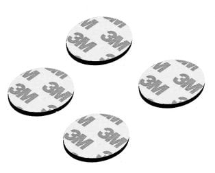 3M 40mm Dia Multipurpose Double Sided Sponge Glue Adhesive Dash pad for GPS-4Pcs.