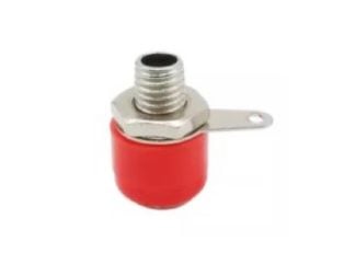 Red 4mm Banana Socket 312 Panel Socket