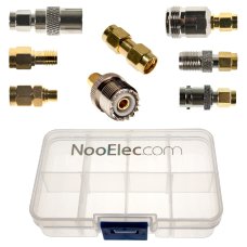 Nooelec SMA Adapter Connectivity Kit - Set of 8 RF Adapters for SMA-Input SDRs with Portable Carrying Case