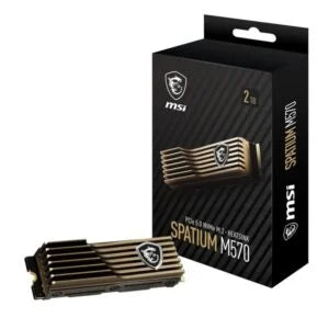MSI SPATIUM M570 2TB PCIe 5.0 NVMe M.2 HS Internal SSD