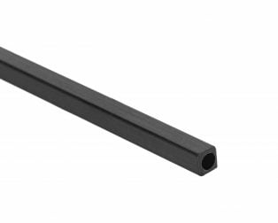 Pultruded Square Inner round Carbon Fiber Hollow Tube 4*4mm(OD) * 3mm(ID) * 1000mm(L)