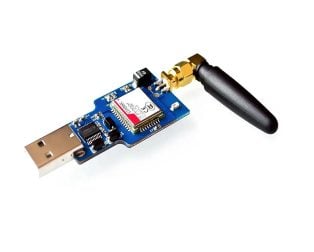 USB to GSM Serial GPRS SIM800C Module with Bluetooth Computer Control Calling with Glue Stick Antenna