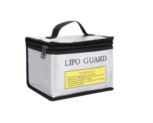 Large Space Fire and Water Resistant Lipo Battery Bag (26x18x13cm)