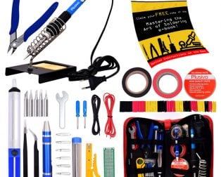 Plusivo Soldering Kit With Diagonal Wire Cutter
