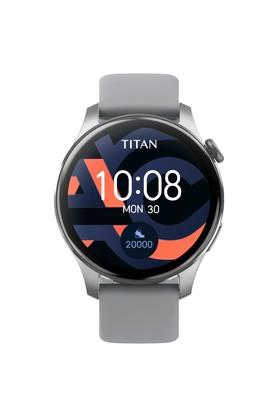 TITAN WEARABLES Mens x 14 x mm Black Dial Silicone