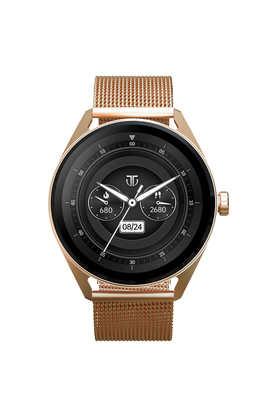TITAN WEARABLES Crest 47.2 x 47.2 x 10.6 mm Multicolour Dial Silicone Smartwatch Watch for Men - 90197AM02