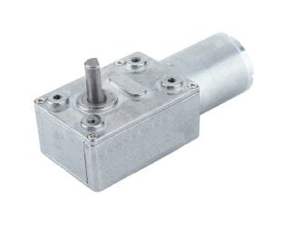 Solid Shaft JGY370 DC12V 23RPM/MIN High Torque Self- locking Strong Wheel Turbine Worm Reduction Motor