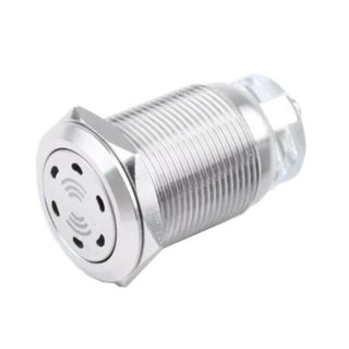 16mm ProMax Panel Mount continuous Buzzer Warning Light Red