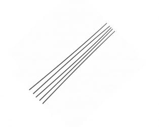 Pultruded Carbon Fibre Rod (Solid) 0.8mm * 1000mm (Pack of 2)