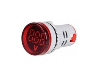Red AC20-500V 22mm AD16-22DSV digital voltmeter Indicator with Big Digital Tube