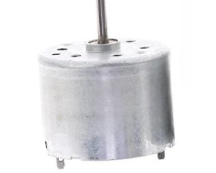 RF-310T-11400 5.9V Miniature DC 310 Motor ( 10MM Shaft Length ) Shaft Diameter: 2MM Body Diameter: 24MM Body Height: 18MM Mounting Holes: 6PCS