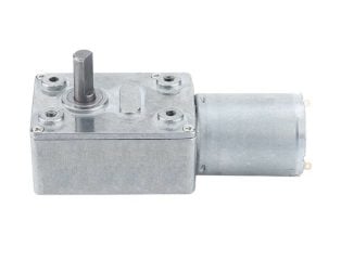 Solid Shaft JGY370 DC12V 6RPM/MIN High Torque Self-locking Strong Wheel Tturbine Worm Reduction Motor